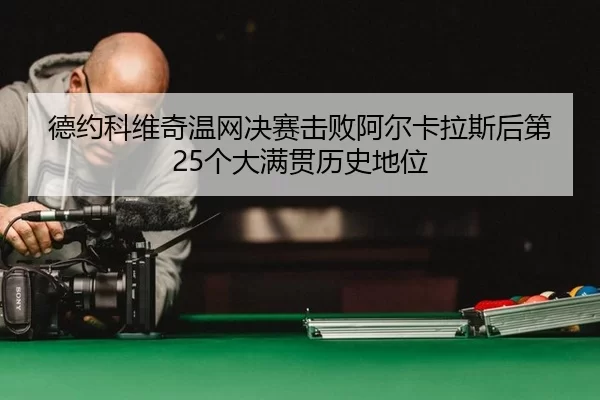 德约科维奇温网决赛击败阿尔卡拉斯后第25个大满贯历史地位